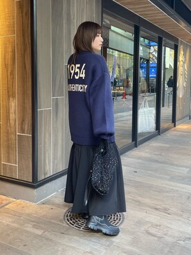 辻村奈々さん（レディース・159cm）の秋コーディネート