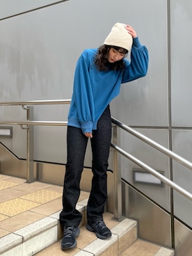 辻村奈々さん(レディース・159cm)の冬コーディネート