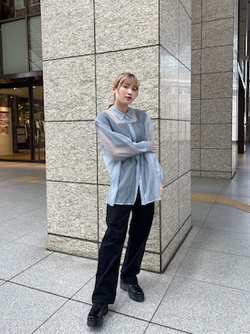 辻村奈々さん(レディース・159cm)の春コーディネート