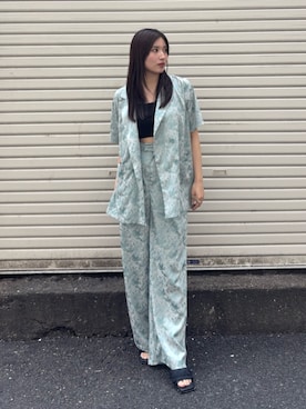 辻村奈々さん(レディース・159cm)の夏コーディネート