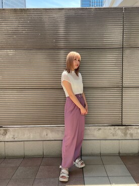 辻村奈々さん(レディース・159cm)の春コーディネート