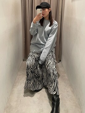 辻村奈々さん（レディース・159cm）の冬コーディネート