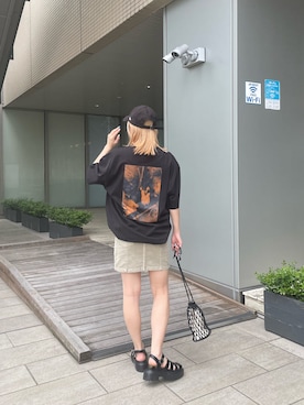 辻村奈々さん（レディース・159cm）の春コーディネート