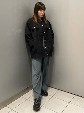 辻村奈々さん(レディース・159cm)の冬コーディネート
