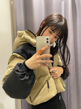 「#murua_by_staff」｜「アイテム（ブルゾン）」を使った、辻村奈々さん（レディース・159cm）の秋コーディネート