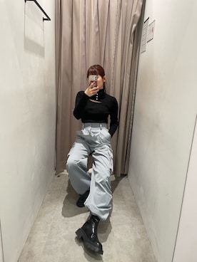 辻村奈々さん（レディース・159cm）の冬コーディネート