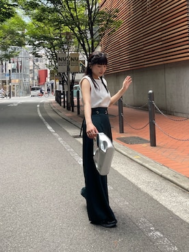 辻村奈々さん（レディース・159cm）の夏コーディネート