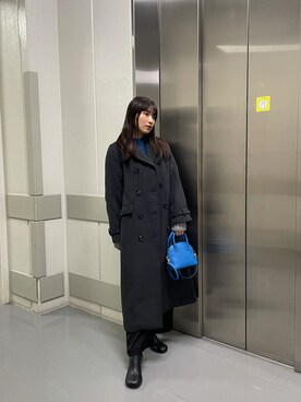 「#murua_by_staff」｜「アイテム（その他アウター）」を使った、辻村奈々さん（レディース・159cm）の秋コーディネート