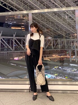 辻村奈々さん（レディース・159cm）の春コーディネート