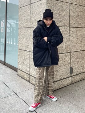 辻村奈々さん（レディース・159cm）の秋コーディネート