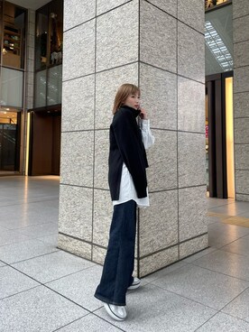 辻村奈々さん（レディース・159cm）の冬コーディネート