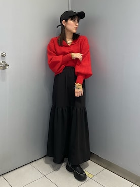 辻村奈々さん（レディース・159cm）の秋コーディネート