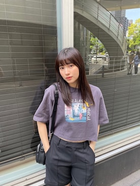 辻村奈々さん（レディース・159cm）の春コーディネート