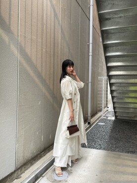 辻村奈々さん(レディース・159cm)の春コーディネート