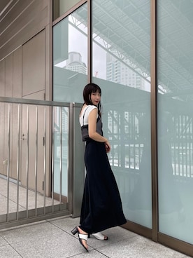 辻村奈々さん（レディース・159cm）の夏コーディネート