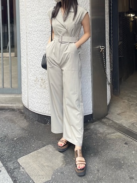 辻村奈々さん（レディース・159cm）の春コーディネート