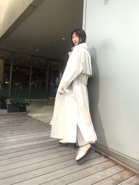辻村奈々さん（レディース・159cm）の冬コーディネート