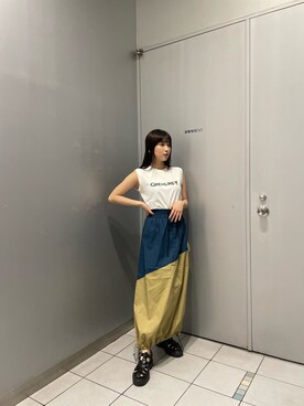 辻村奈々さん（レディース・159cm）の春コーディネート