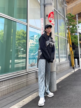辻村奈々さん(レディース・159cm)の春コーディネート