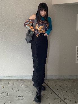 辻村奈々さん（レディース・159cm）の春コーディネート