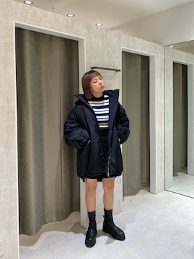 阿部 穂奈美さん（レディース・155cm）の秋コーディネート