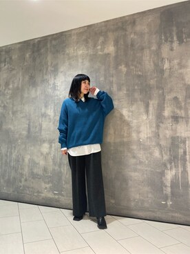 阿部 穂奈美さん(レディース・155cm)の冬コーディネート