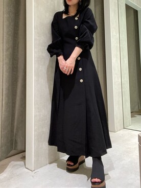阿部 穂奈美さん（レディース・155cm）の冬コーディネート