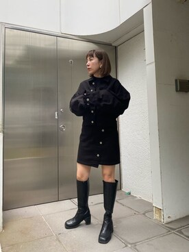 「MURUA（ムルーア）のアイテム（テーラードジャケット）」を使った、阿部 穂奈美さん（レディース・155cm）の夏コーディネート