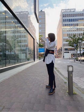 阿部 穂奈美さん（レディース・155cm）の秋コーディネート