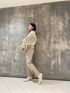 阿部 穂奈美さん（レディース・155cm）の冬コーディネート