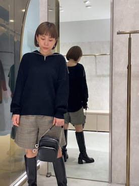 阿部 穂奈美さん（レディース・155cm）の秋コーディネート