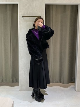 阿部 穂奈美さん(レディース・155cm)の秋コーディネート
