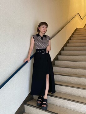 阿部 穂奈美さん（レディース・155cm）の夏コーディネート