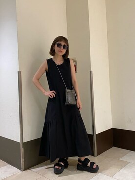 阿部 穂奈美さん（レディース・155cm）の夏コーディネート