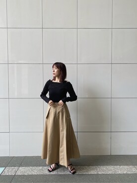 阿部 穂奈美さん（レディース・155cm）の春コーディネート