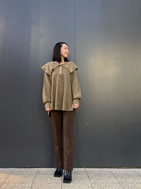 阿部 穂奈美さん（レディース・155cm）の秋コーディネート