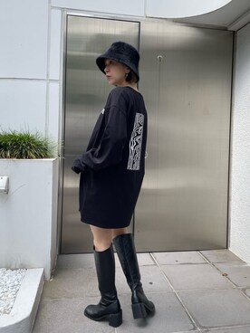 阿部 穂奈美さん（レディース・155cm）の秋コーディネート