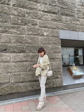 阿部 穂奈美さん（レディース・155cm）の春コーディネート