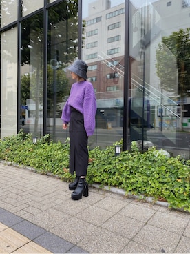 阿部 穂奈美さん(レディース・155cm)の秋コーディネート