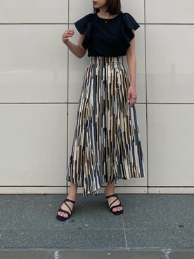 阿部 穂奈美さん（レディース・155cm）の夏コーディネート