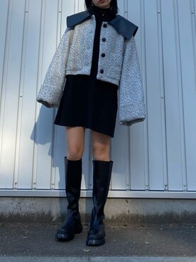 阿部 穂奈美さん（レディース・155cm）の秋コーディネート