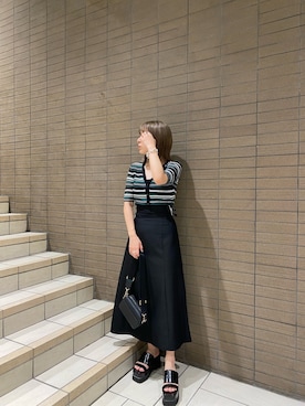 阿部 穂奈美さん（レディース・155cm）の夏コーディネート