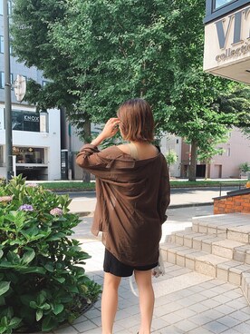 阿部 穂奈美さん（レディース・155cm）の夏コーディネート