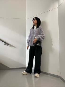 阿部 穂奈美さん（レディース・155cm）の冬コーディネート