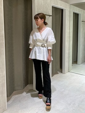 阿部 穂奈美さん(レディース・155cm)の春コーディネート