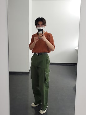 「アイテム（PC・スマホグッズ/家電）」を使った、シバリョウさん（メンズ・175cm）の夏コーディネート