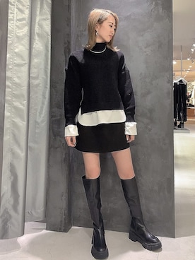 杉原優利さん（レディース・152cm）の冬コーディネート