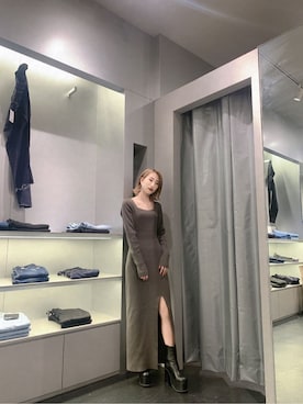 杉原優利さん（レディース・152cm）の秋コーディネート