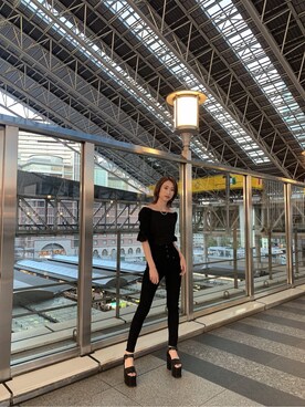 杉原優利さん（レディース・152cm）の夏コーディネート