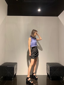 ドローストリングミニスカート｜エモダ（EMODA）アウトレット